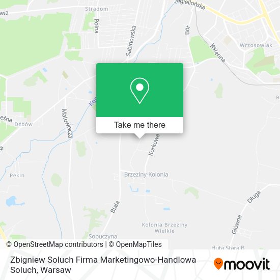 Zbigniew Soluch Firma Marketingowo-Handlowa Soluch map