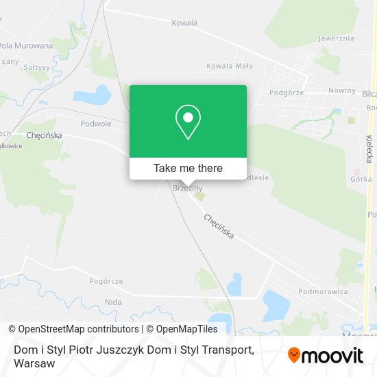 Dom i Styl Piotr Juszczyk Dom i Styl Transport map