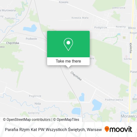 Parafia Rzym Kat PW Wszystkich Świętych map