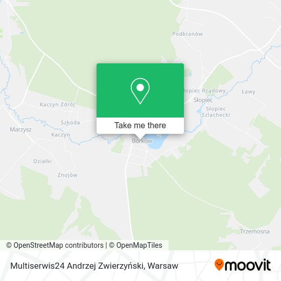 Multiserwis24 Andrzej Zwierzyński map