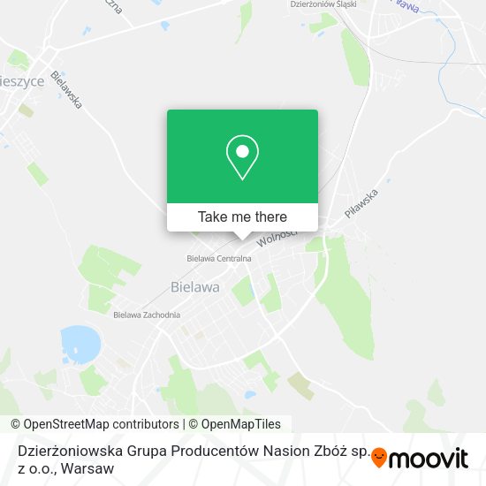 Dzierżoniowska Grupa Producentów Nasion Zbóż sp. z o.o. map