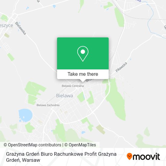 Grażyna Grdeń Biuro Rachunkowe Profit Grażyna Grdeń map