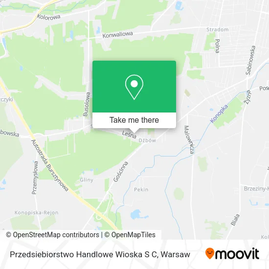 Карта Przedsiebiorstwo Handlowe Wioska S C