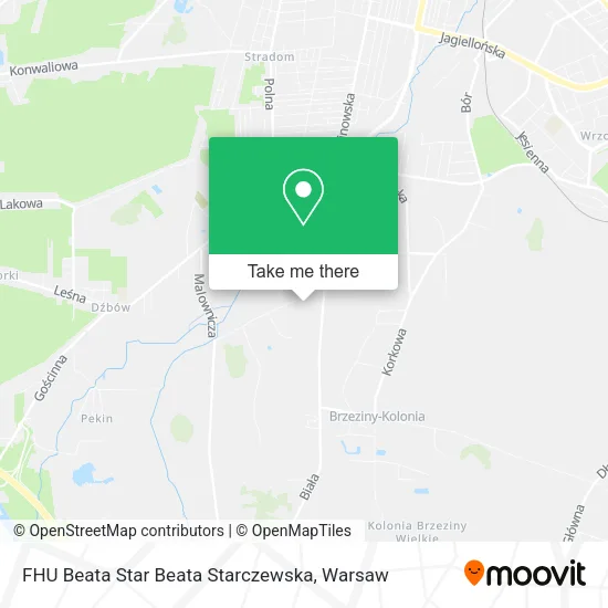 FHU Beata Star Beata Starczewska map