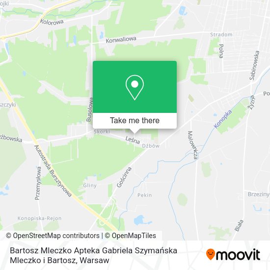 Bartosz Mleczko Apteka Gabriela Szymańska Mleczko i Bartosz map