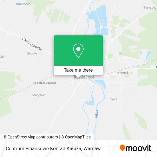 Centrum Finansowe Konrad Kałuża map