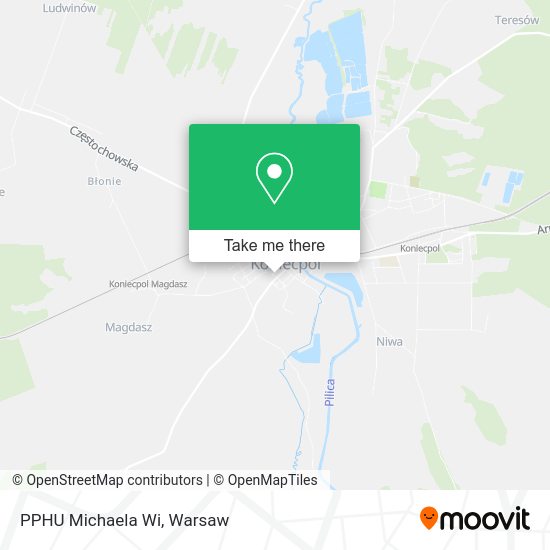 PPHU Michaela Wi map