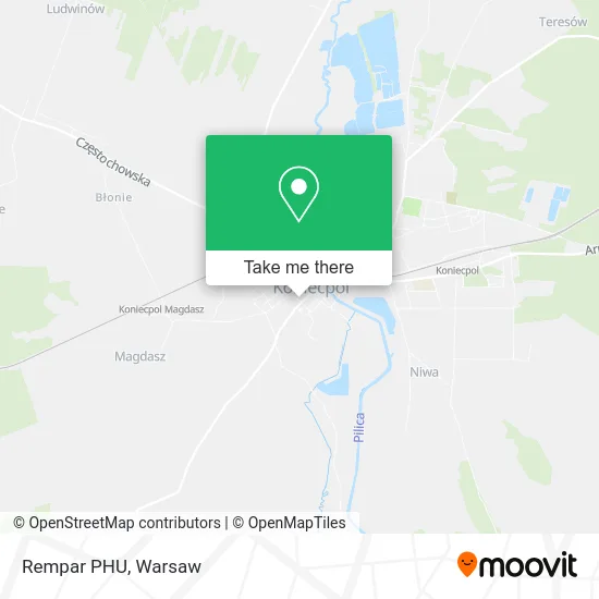 Карта Rempar PHU