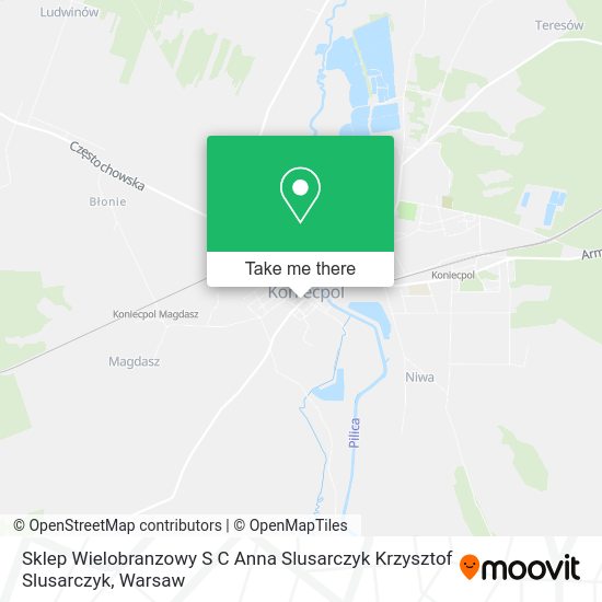 Sklep Wielobranzowy S C Anna Slusarczyk Krzysztof Slusarczyk map