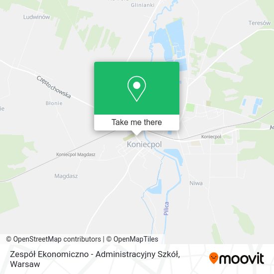 Zespół Ekonomiczno - Administracyjny Szkół map