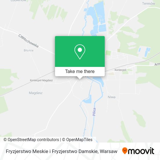 Fryzjerstwo Meskie i Fryzjerstwo Damskie map