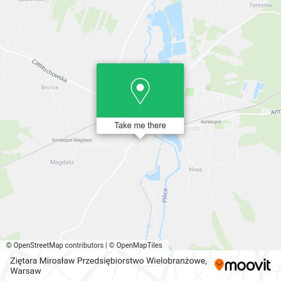 Ziętara Mirosław Przedsiębiorstwo Wielobranżowe map