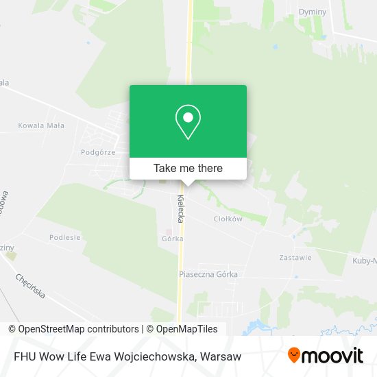 FHU Wow Life Ewa Wojciechowska map