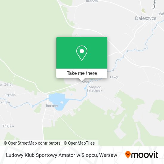 Ludowy Klub Sportowy Amator w Slopcu map