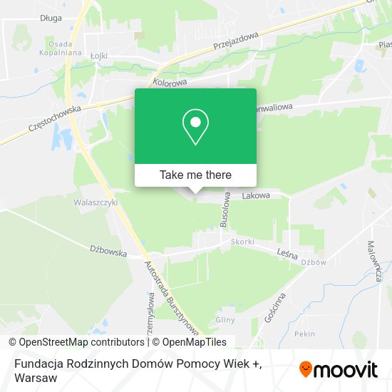 Fundacja Rodzinnych Domów Pomocy Wiek + map