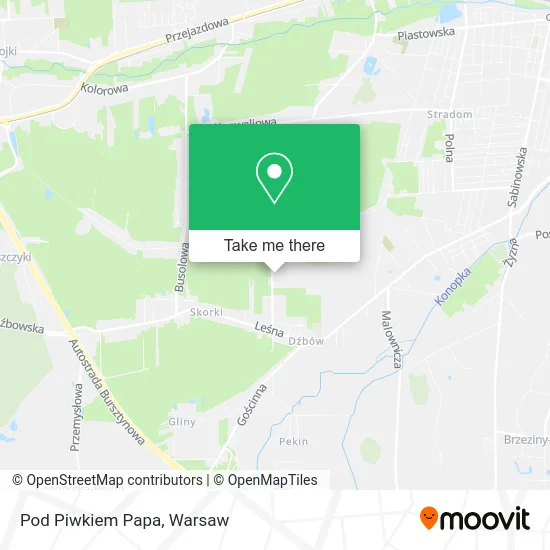 Карта Pod Piwkiem Papa