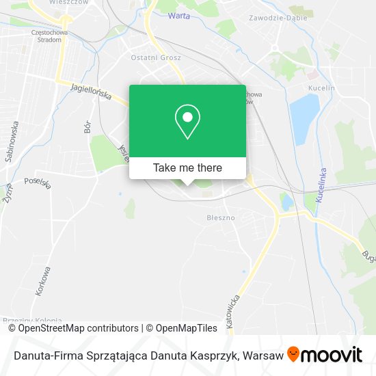 Danuta-Firma Sprzątająca Danuta Kasprzyk map