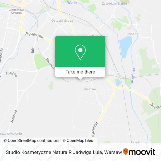 Studio Kosmetyczne Natura R Jadwiga Lula map