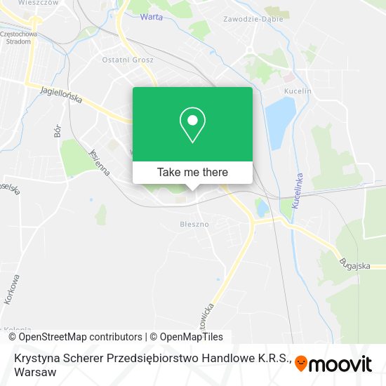 Krystyna Scherer Przedsiębiorstwo Handlowe K.R.S. map