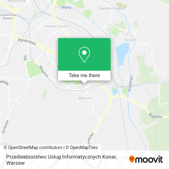 Карта Przedsiebiorstwo Uslug Informatycznych Konar