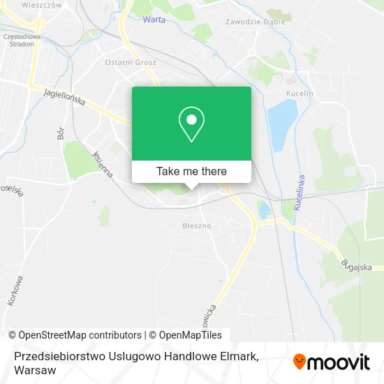Карта Przedsiebiorstwo Uslugowo Handlowe Elmark