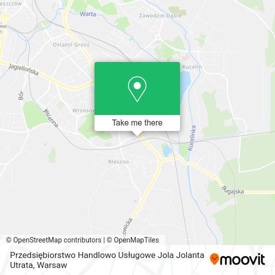 Przedsiębiorstwo Handlowo Usługowe Jola Jolanta Utrata map