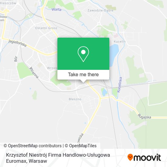 Krzysztof Niestrój Firma Handlowo-Usługowa Euromax map