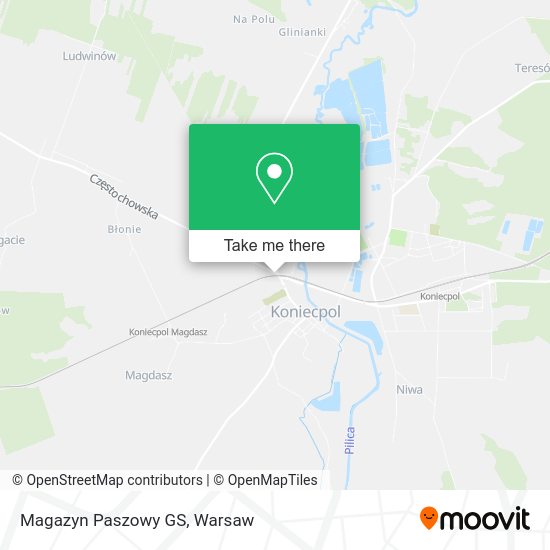 Magazyn Paszowy GS map