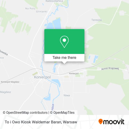 To i Owo Kiosk Waldemar Baran map