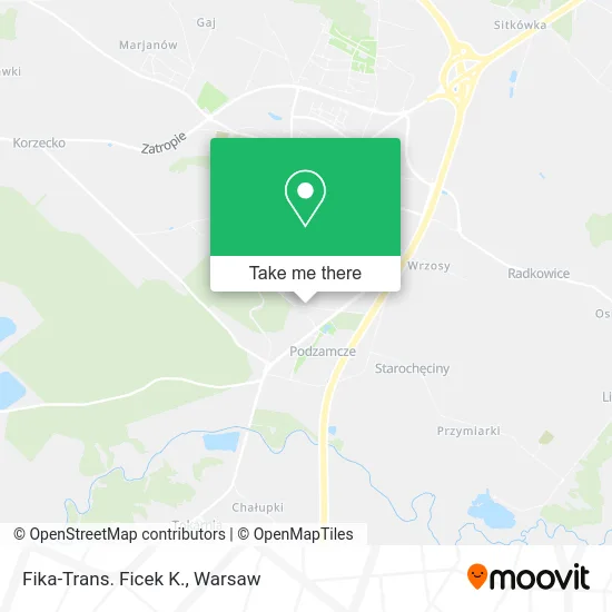 Карта Fika-Trans. Ficek K.