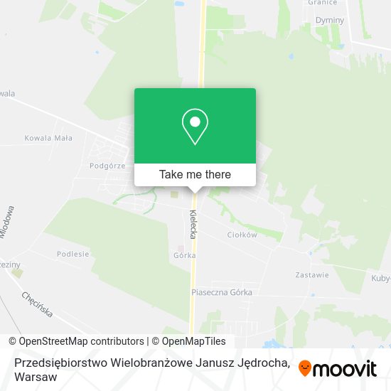 Przedsiębiorstwo Wielobranżowe Janusz Jędrocha map