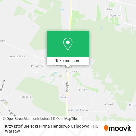 Krzysztof Bielecki Firma Handlowo Usługowa FHU map