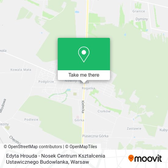 Edyta Hrouda - Nosek Centrum Kształcenia Ustawicznego Budowlanka map