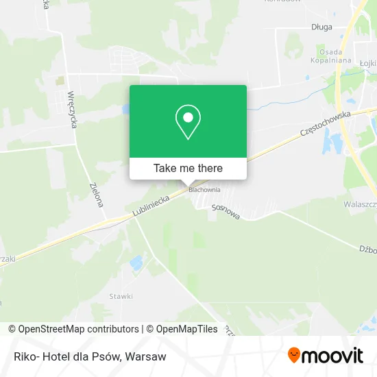 Riko- Hotel dla Psów map