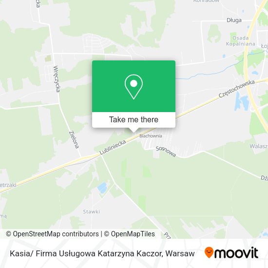 Kasia/ Firma Usługowa Katarzyna Kaczor map