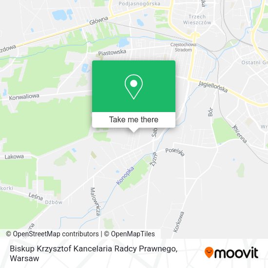 Biskup Krzysztof Kancelaria Radcy Prawnego map