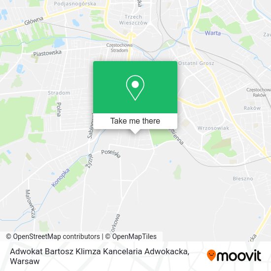 Adwokat Bartosz Klimza Kancelaria Adwokacka map