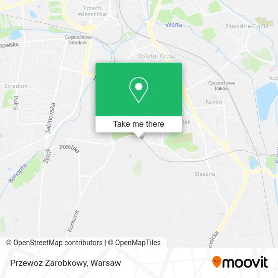 Карта Przewoz Zarobkowy