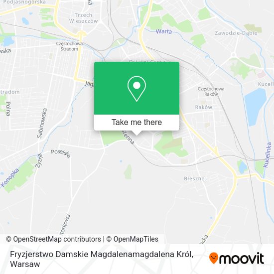 Fryzjerstwo Damskie Magdalenamagdalena Król map