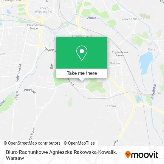Biuro Rachunkowe Agnieszka Rakowska-Kowalik map