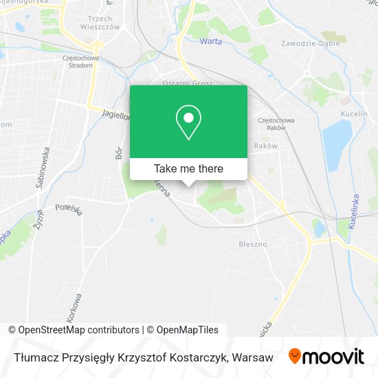 Tłumacz Przysięgły Krzysztof Kostarczyk map