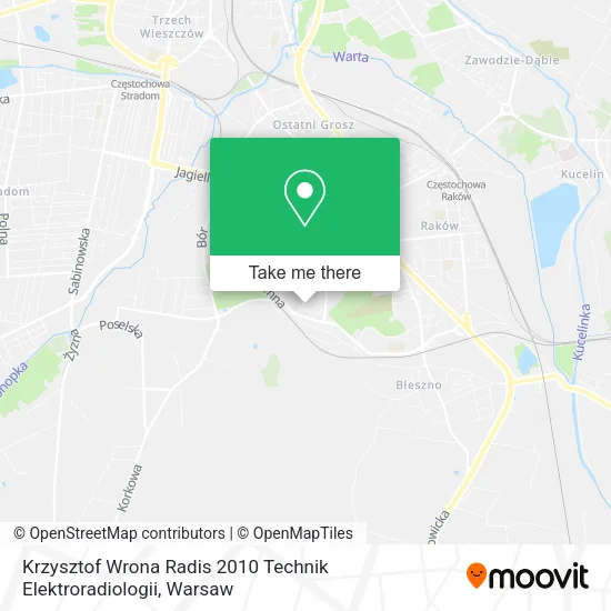 Krzysztof Wrona Radis 2010 Technik Elektroradiologii map