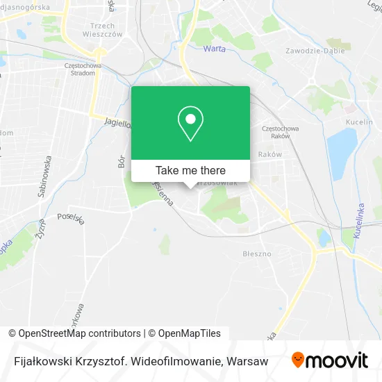 Карта Fijałkowski Krzysztof. Wideofilmowanie