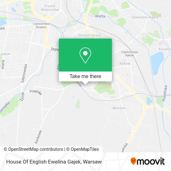 House Of English Ewelina Gajek map