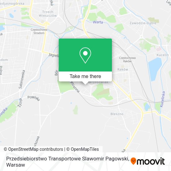 Przedsiebiorstwo Transportowe Slawomir Pagowski map