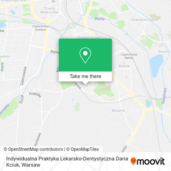 Indywidualna Praktyka Lekarsko-Dentystyczna Daria Kciuk map