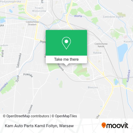 Kam Auto Parts Kamil Foltyn map