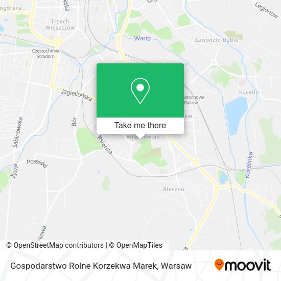 Карта Gospodarstwo Rolne Korzekwa Marek