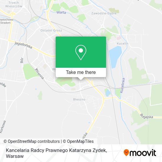 Kancelaria Radcy Prawnego Katarzyna Zydek map