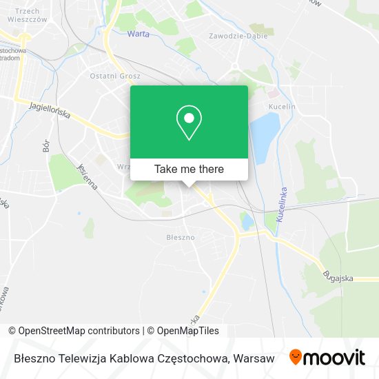 Błeszno Telewizja Kablowa Częstochowa map